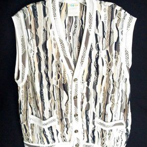 COOGI Pure Silk Knitted Vest